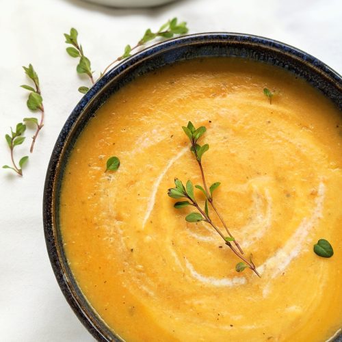 french carrot lentil soup vegan gluten free detox soup recipe