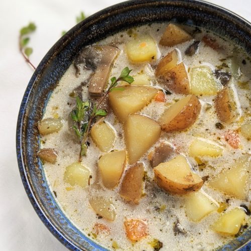 potato coconut soup with coconut mil recipe stew vegan healthy