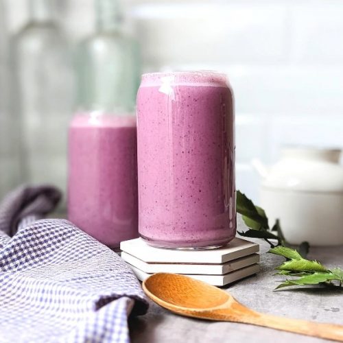 high protein yogurt smoothie without protein powder recipe healthy vegetarian gluten free smoothies with yogurt and berries for breakfast.