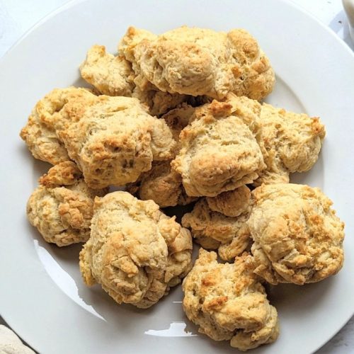 drop biscuits no butter easy dairy free biscuit recipe with almond milk and olive oil healthy brunch biscuit recipes